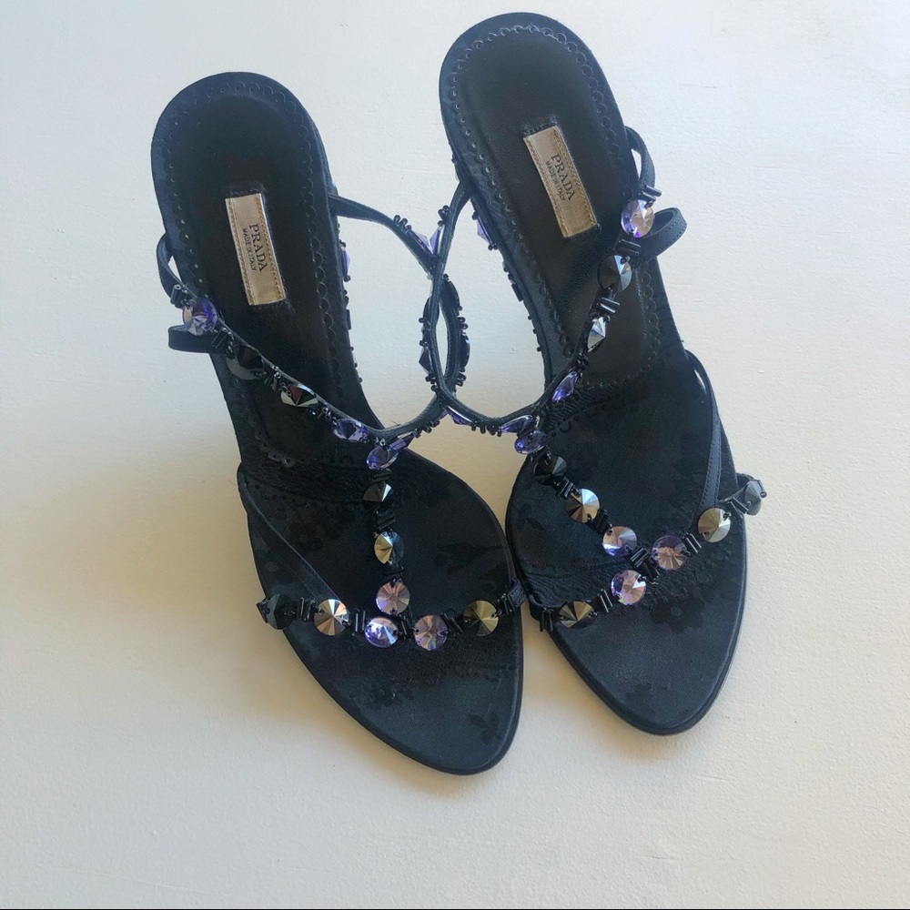 Vintage Prada Heels sz 39 Europe